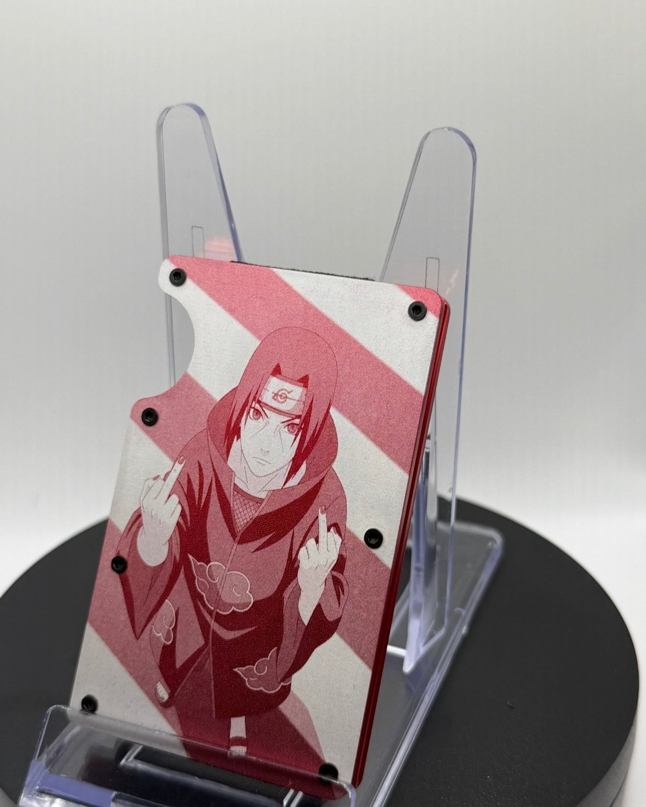 Itachi Uchiha Flipping of the camera RFID wallet