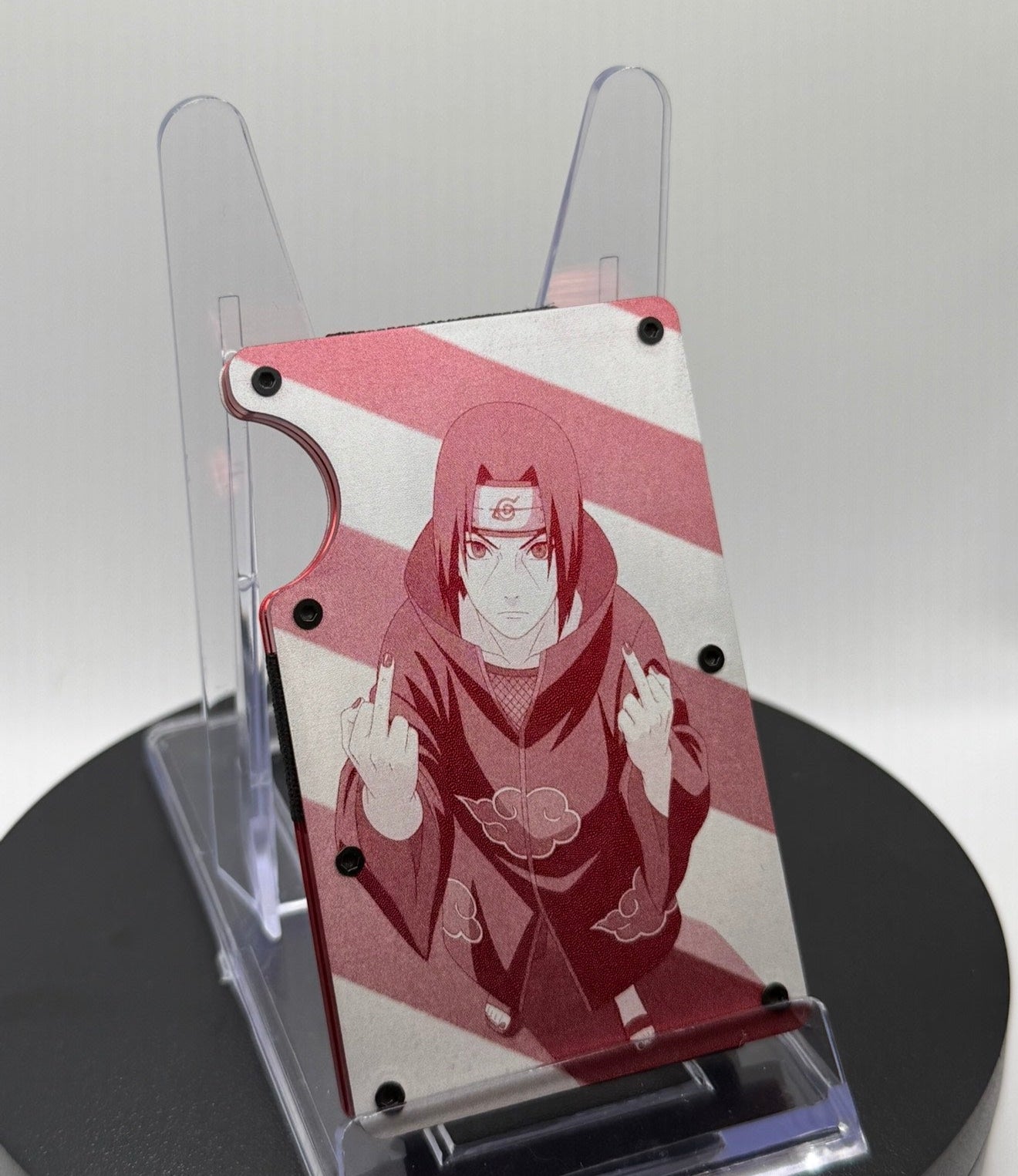 Itachi Uchiha Flipping of the camera RFID wallet