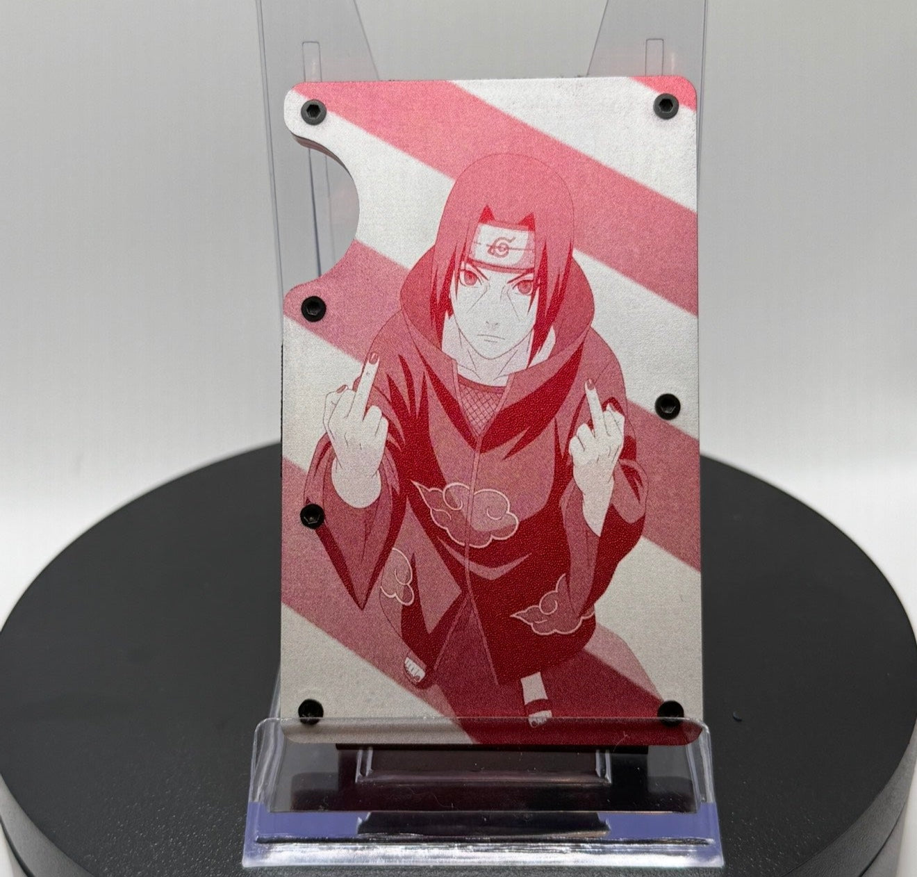 Itachi Uchiha Flipping of the camera RFID wallet